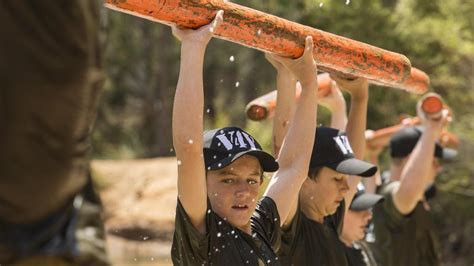 Discipline-focused boot camp for teenagers