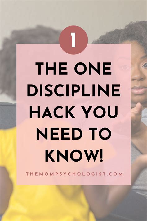 Discipline hacks for adults