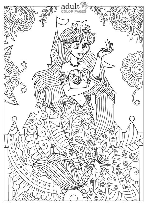 Disney coloring pages for adults