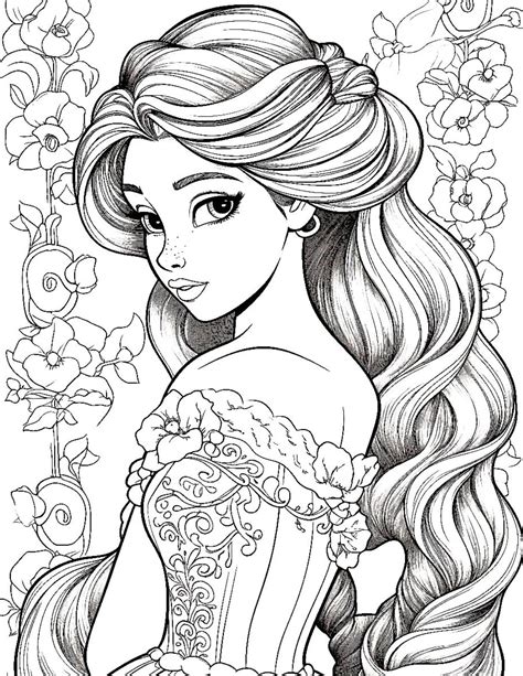 Disney princess coloring pictures