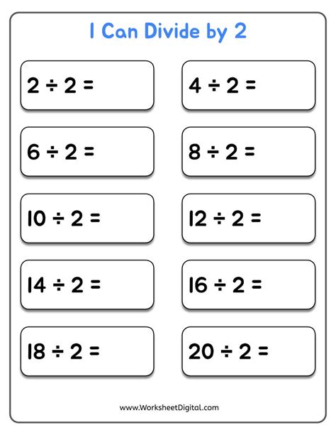 Division worksheets