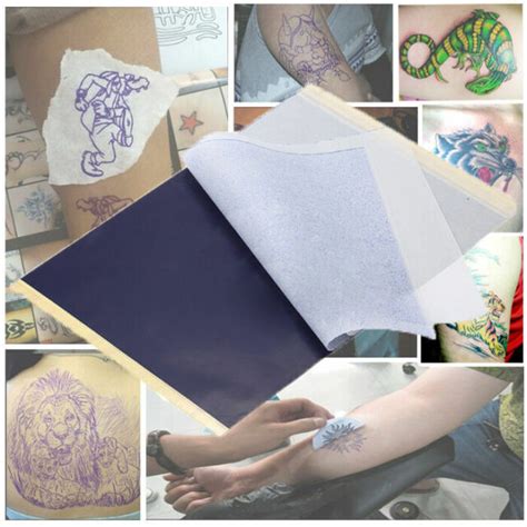 DIY tattoo kit with transfer paper