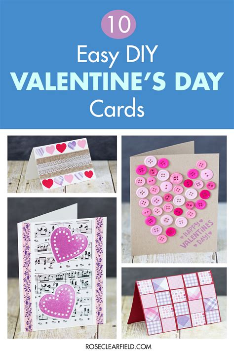 DIY Valentine's Day card printables