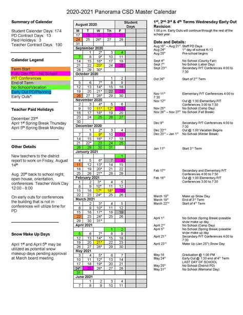 DMACC Academic Calendar Overview