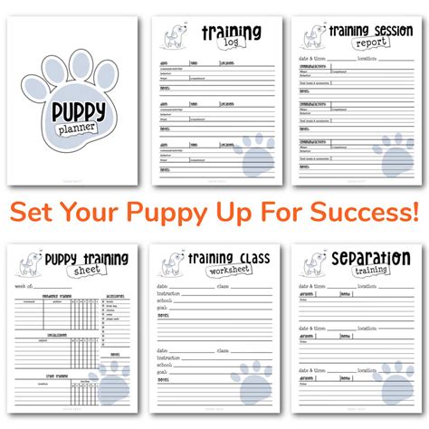 Dog printables for training