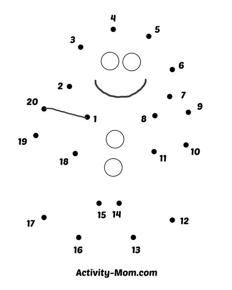 Dot to Dot Printables for Kids