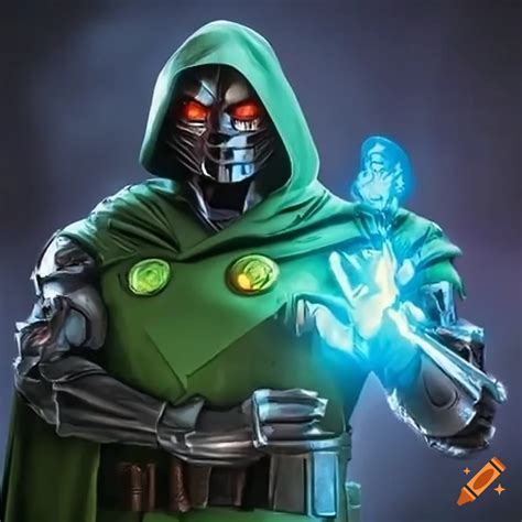 Dr. Doom casting a spell