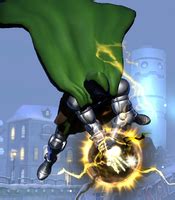 Dr. Doom destroying a missile