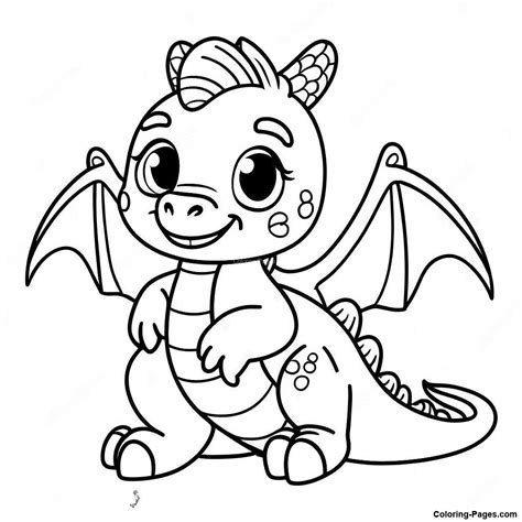 Dragon coloring pages for kids