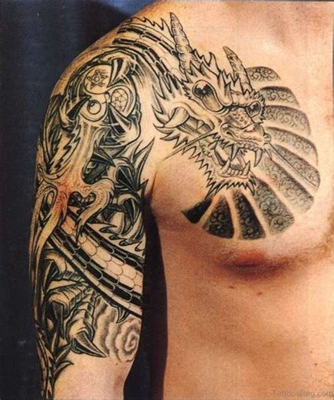 Dragon Shoulder Tattoo Designs