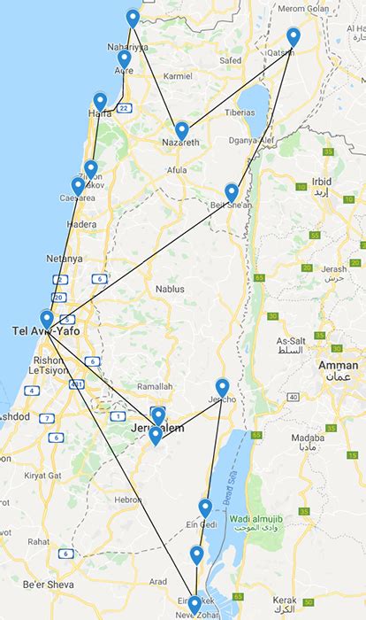 Driving Route from Israel to Iran