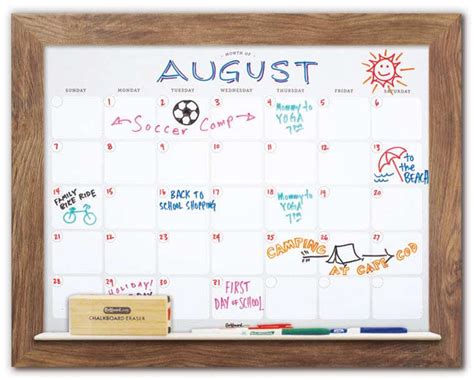 Dry Erase Calendar Ideas and Examples