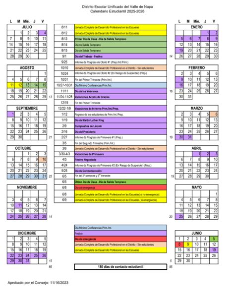 DVUSD Calendar Resources