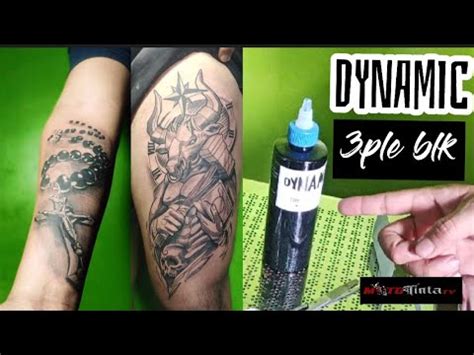 Dynamic black tattoo ink designs