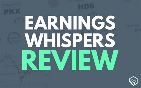 Understanding the fundamentals of earnings whispers