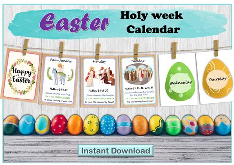 Easter Calendar