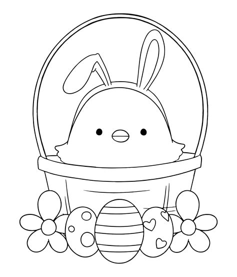 Easter Chick Coloring Pages