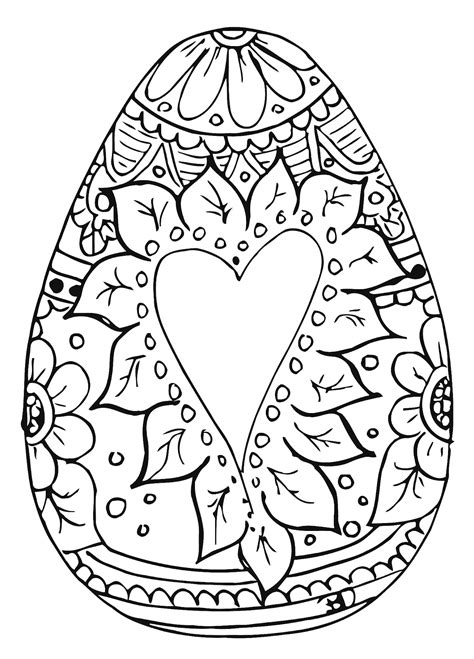 Easter coloring pages for adults