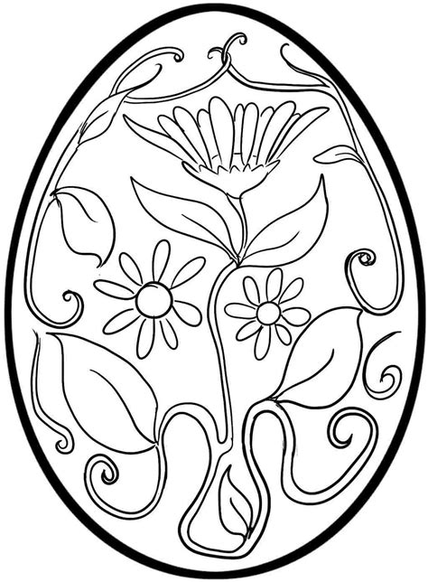 Easter coloring pages eggs