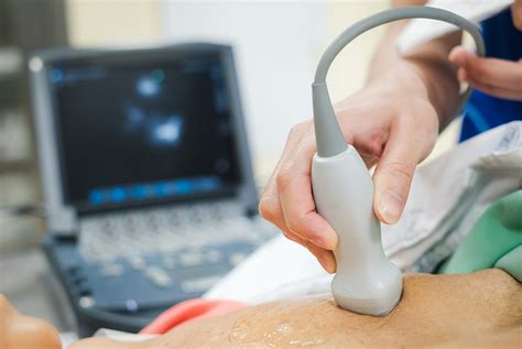 Echocardiogram testing equipment in a cardiopulmonary lab