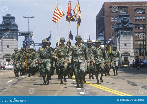 Ejército de EE. UU. en desfile