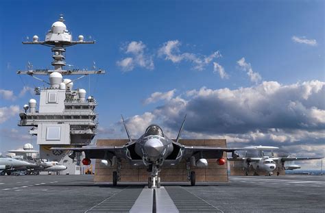 Electromagnetic Catapult on Aircraft Carrier