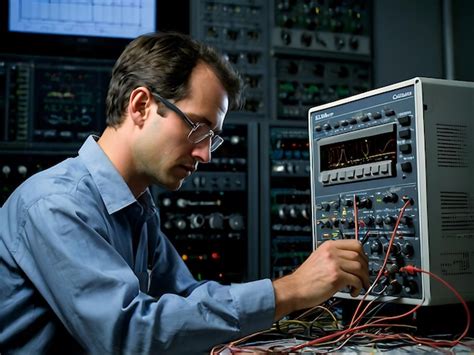 Electronic Engineers Testing Electronic Devices