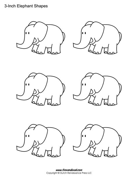 Elephant Printables 1