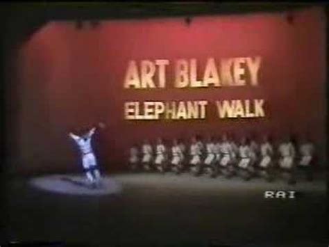 Elephant Walk choreography