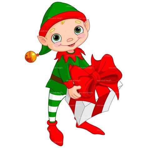 Elf printables for holiday decoration