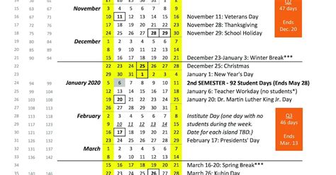 Elon University Calendar Tricks