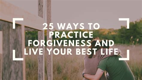 Embracing forgiveness