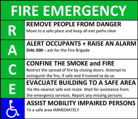 Emergency management procedures