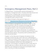 Emergency Management Specialist in the HIANG