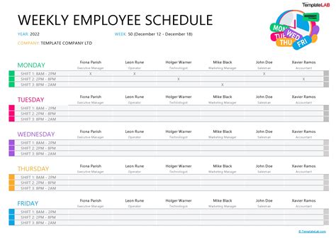 MCPS Employee Calendar Example