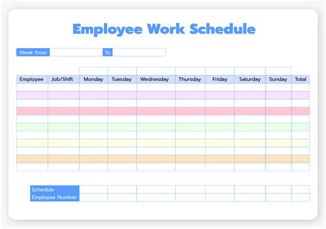 MCPS Employee Calendar Template