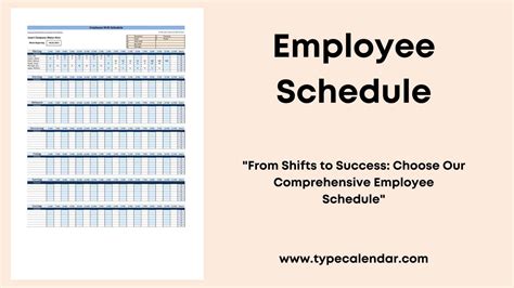 Employee scheduling software