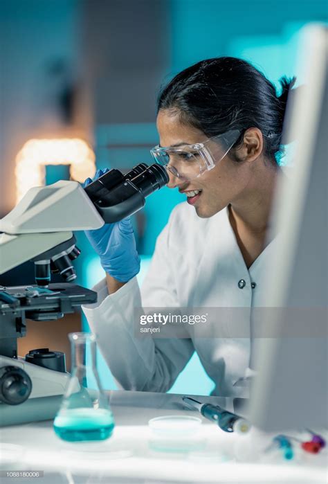 Engineer working in lab