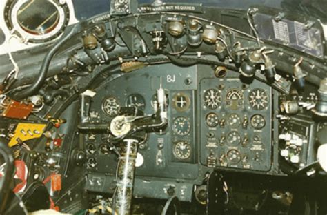 English Electric Canberra Bomber Cockpit