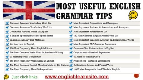 English Grammar Tips