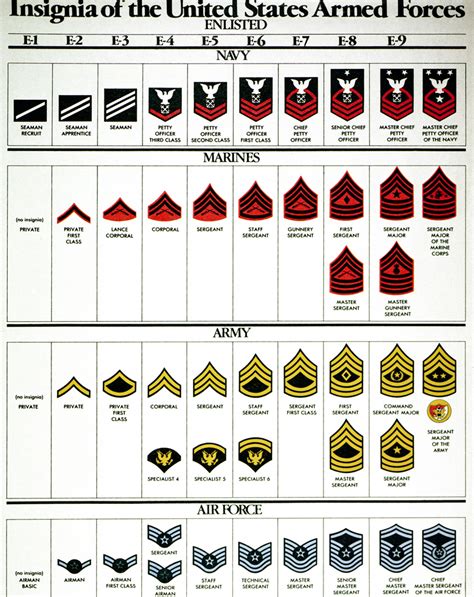 Enlisted Personnel Rankings