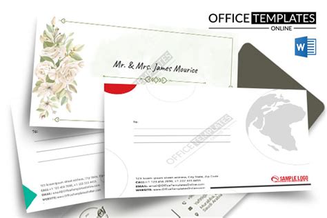 Envelope Templates for Special Occasions