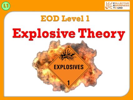 EOD explosive theory