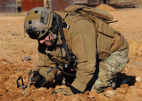 EOD technician in action