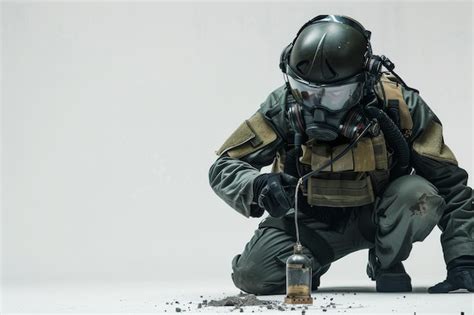 EOD technician in action