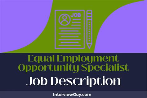 Equal Employment Opportunity Job Description