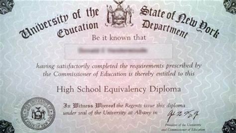 Equivalency tests for high school diploma