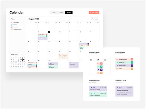 Event Calendar Responsive Design