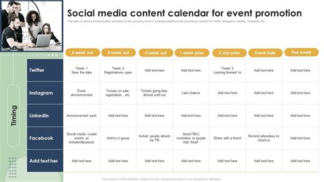 Events Calendar Promotion