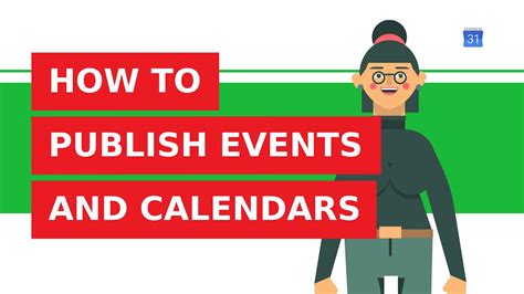 Events Calendar Publishing